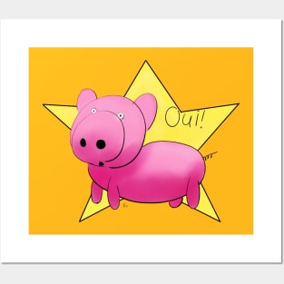 Punny Pig Posters and Art